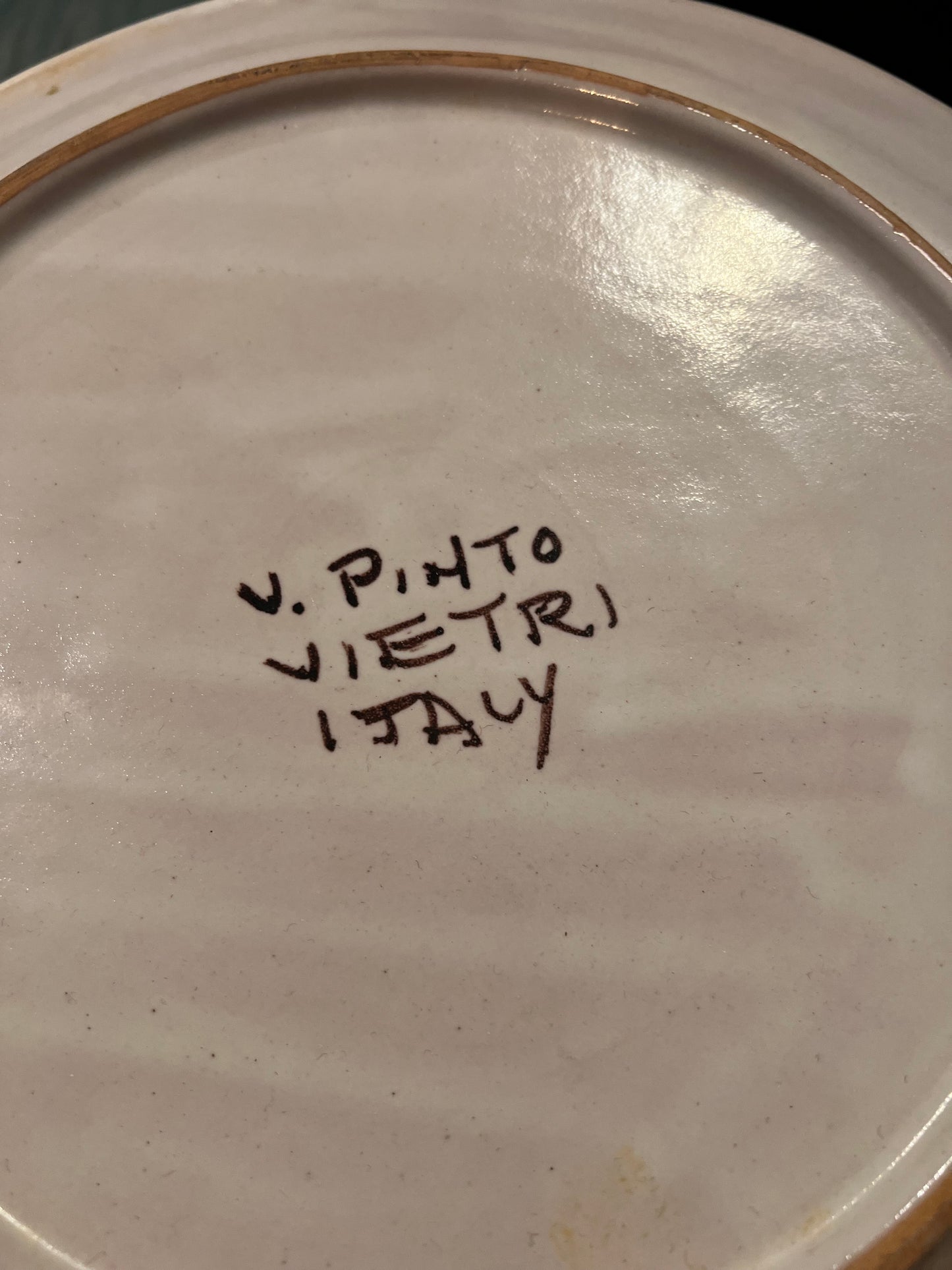 Italiensk keramikk-Vietri V. Pinto - Kvalitetsbrukt Møbel fra Hjembruket AS på Hjembruket