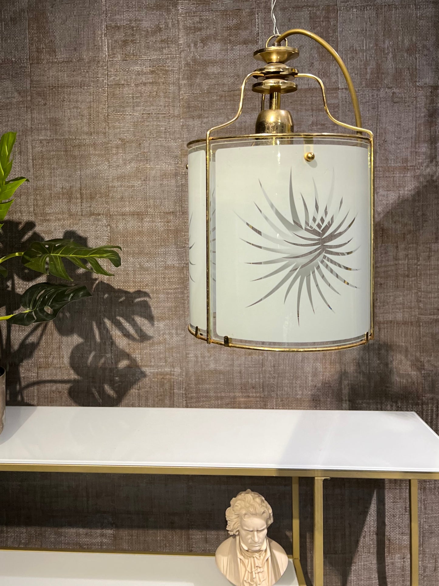 Taklampe - Art Nouveau - Kvalitetsbrukt Møbel fra Hjembruket AS på Hjembruket