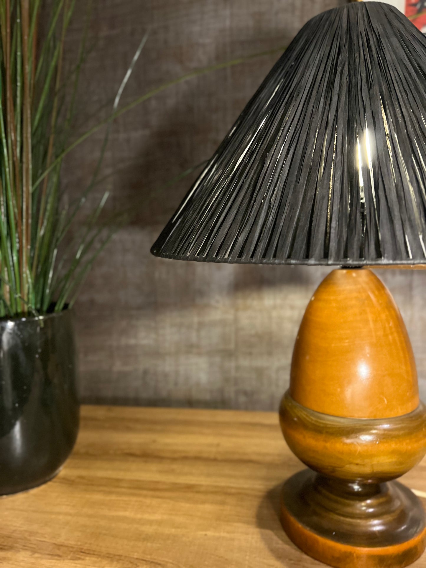 Bordlampe - Natur - Kvalitetsbrukt Møbel fra Hjembruket AS på Hjembruket