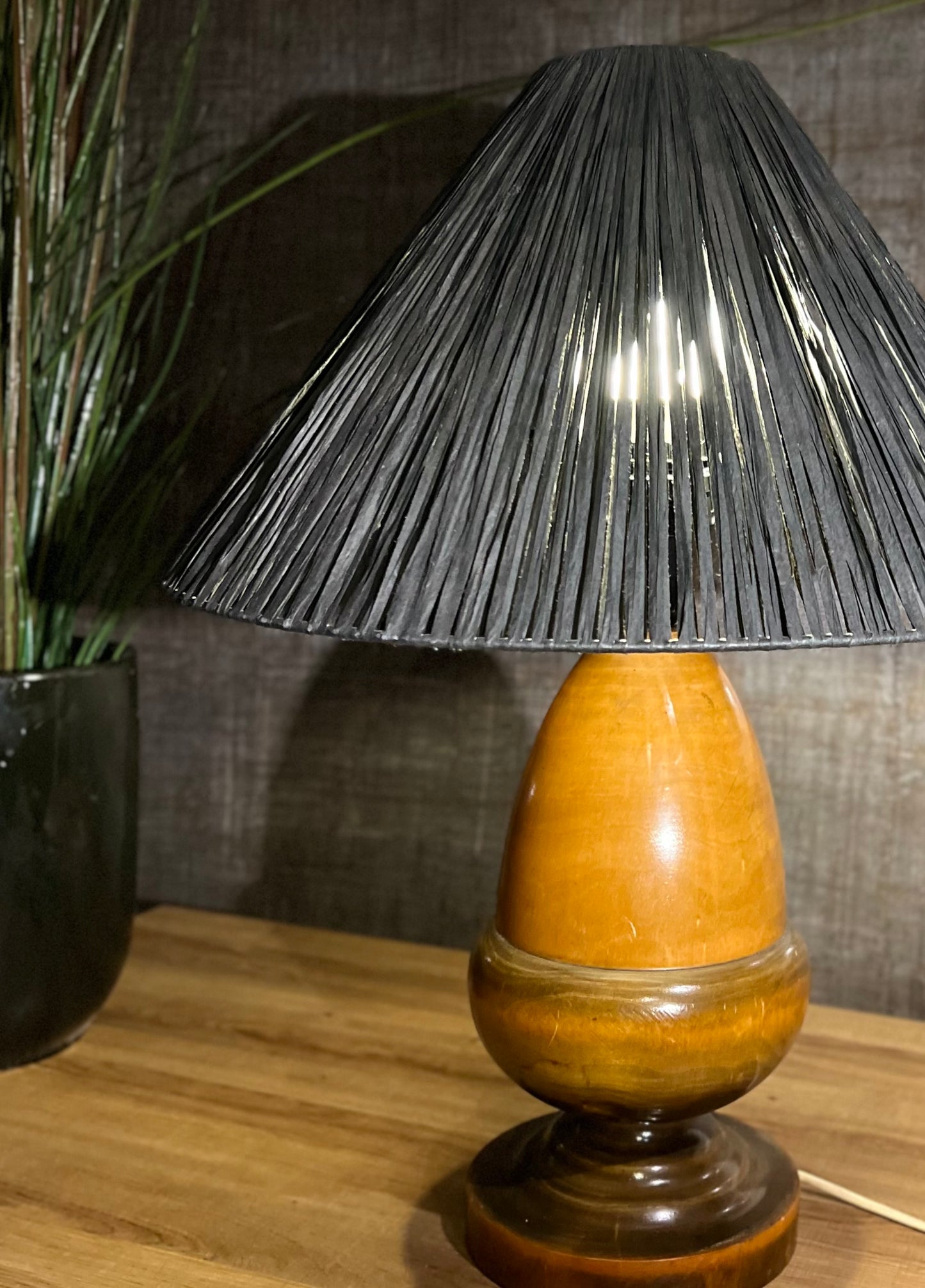 Bordlampe - Natur - Kvalitetsbrukt Møbel fra Hjembruket AS på Hjembruket