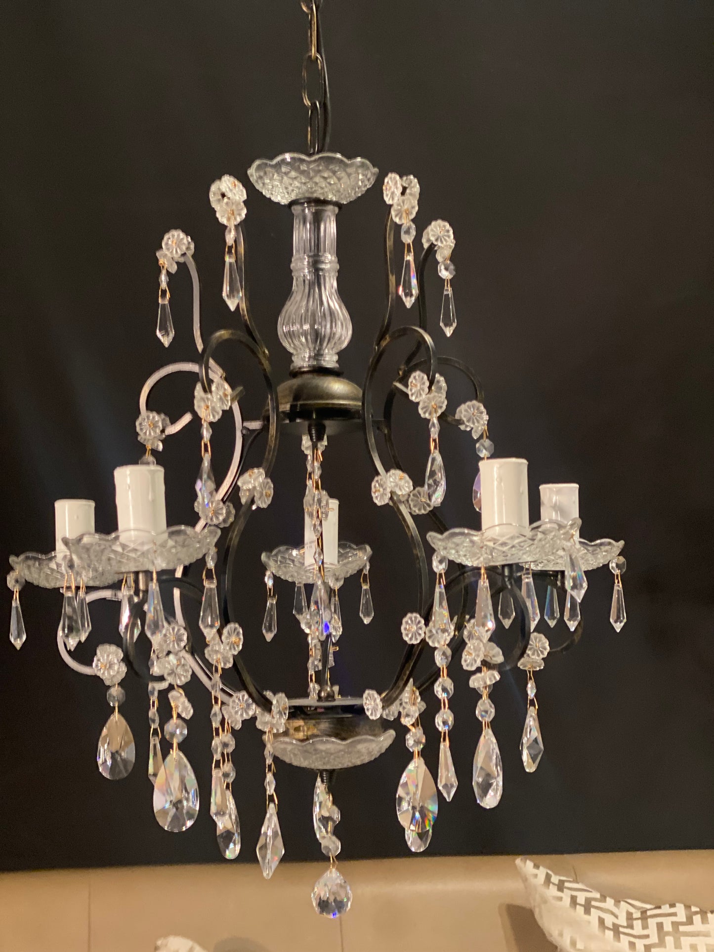 Krystallkrone - Made In Italy - Kvalitetsbrukt Møbel fra Hjembruket AS på Hjembruket