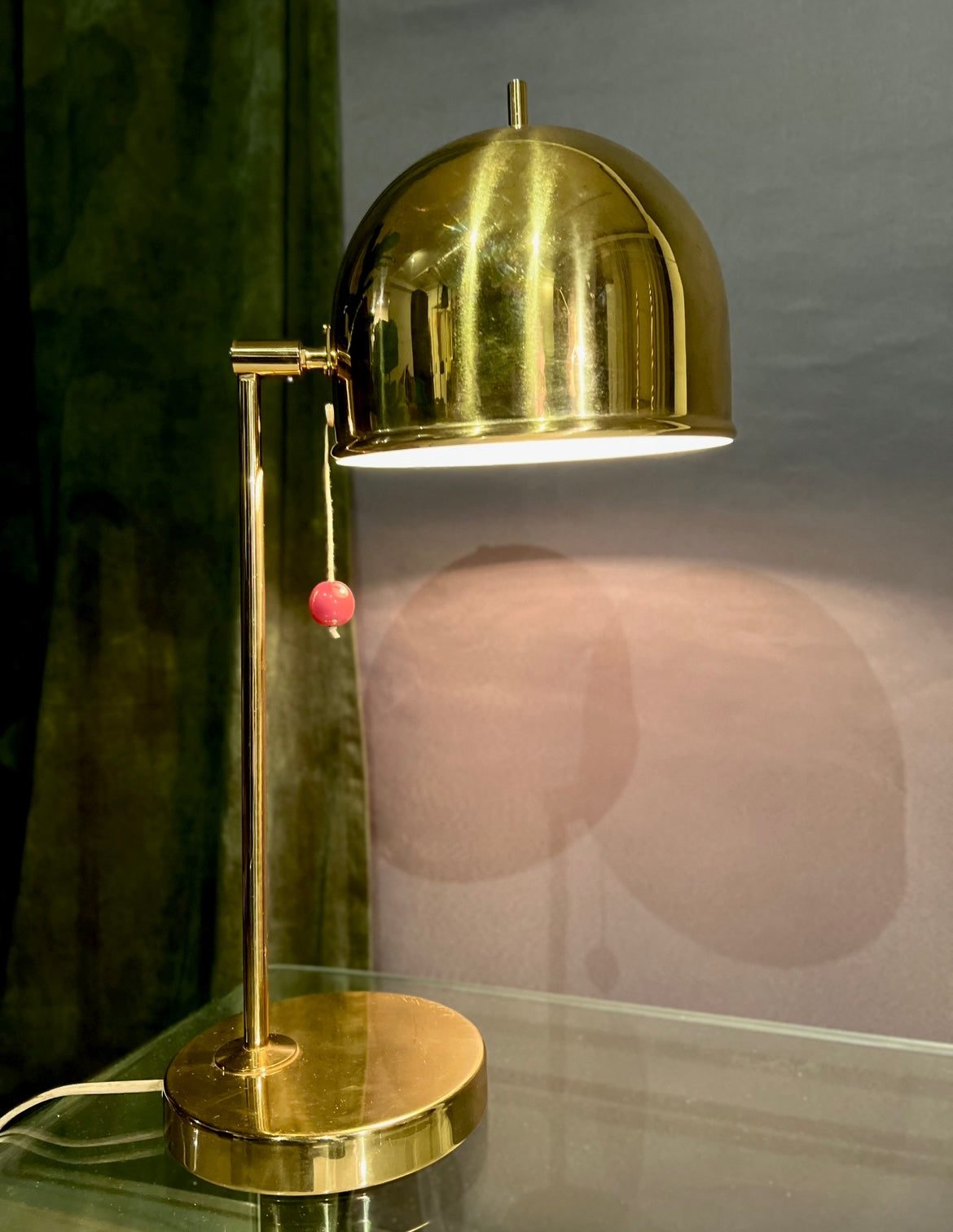 Bordlampe- Retro Messing