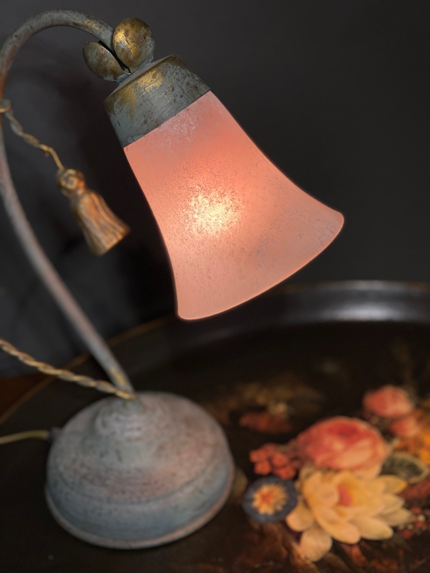 Art Nouveau bordlampe - Kvalitetsbrukt Møbel fra Hjembruket AS på Hjembruket