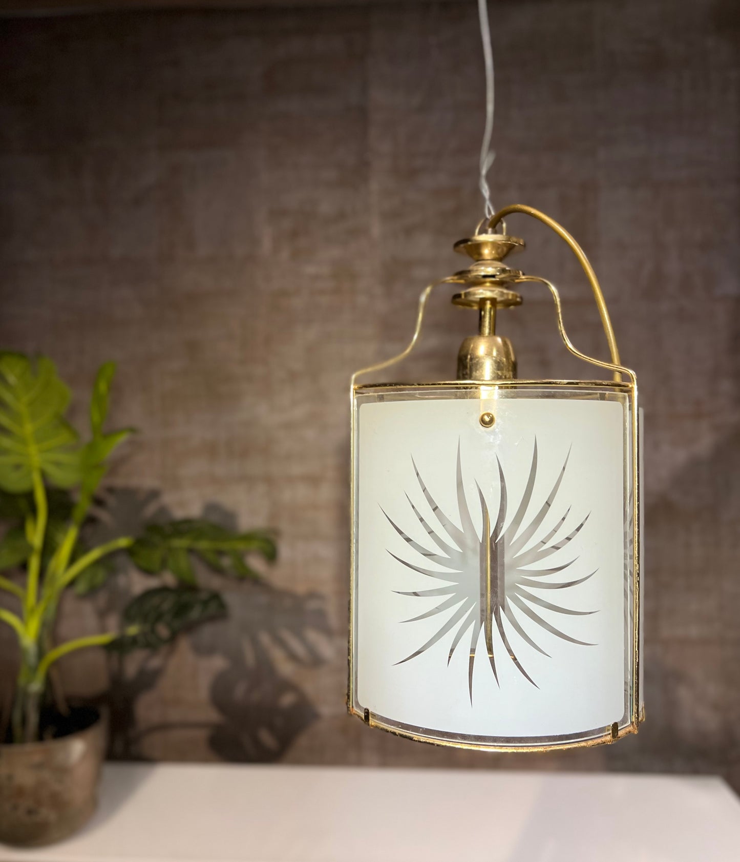 Taklampe - Art Nouveau - Kvalitetsbrukt Møbel fra Hjembruket AS på Hjembruket