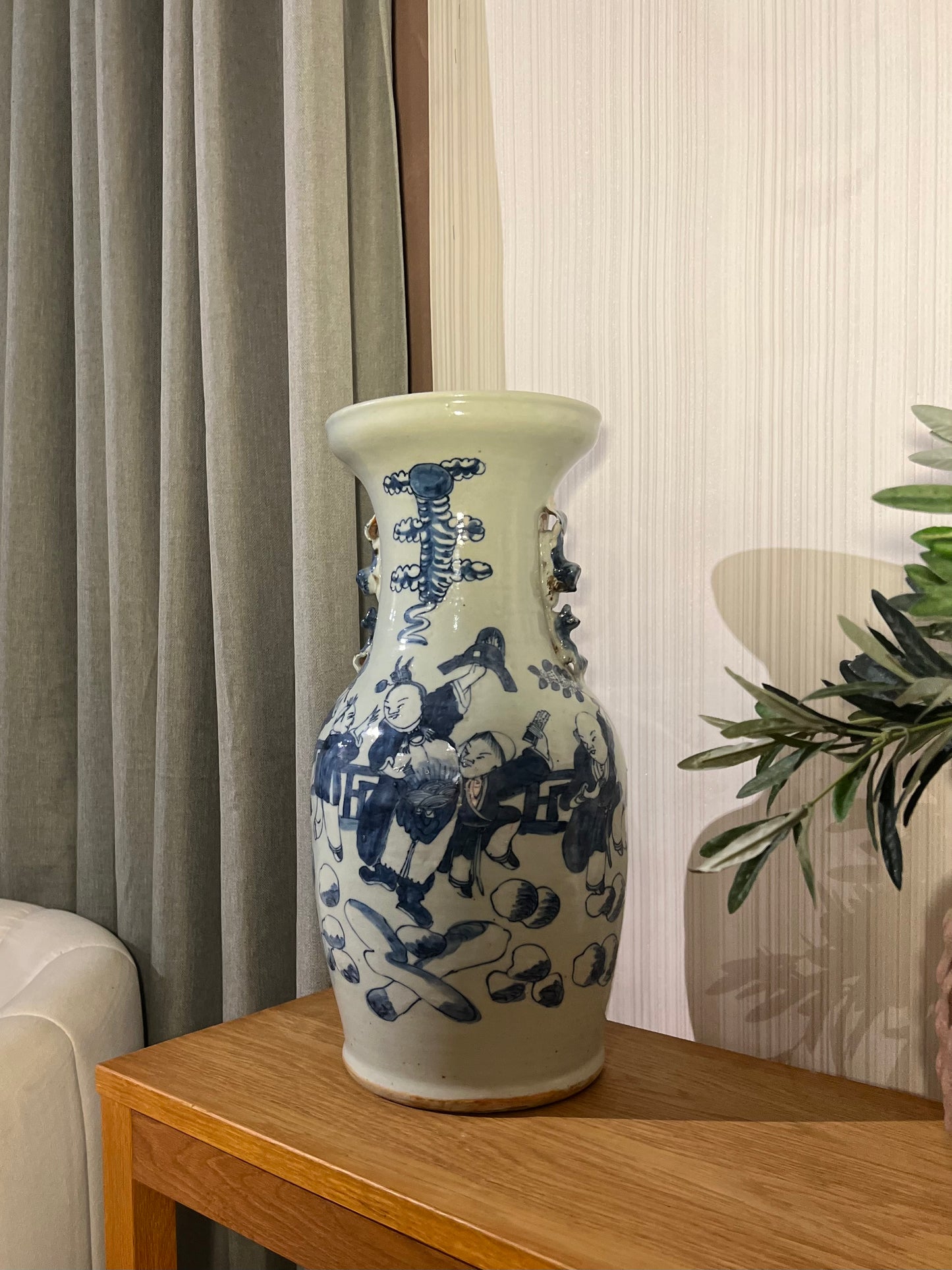 Vase Keramikk - Kina - Kvalitetsbrukt Møbel fra Hjembruket AS på Hjembruket