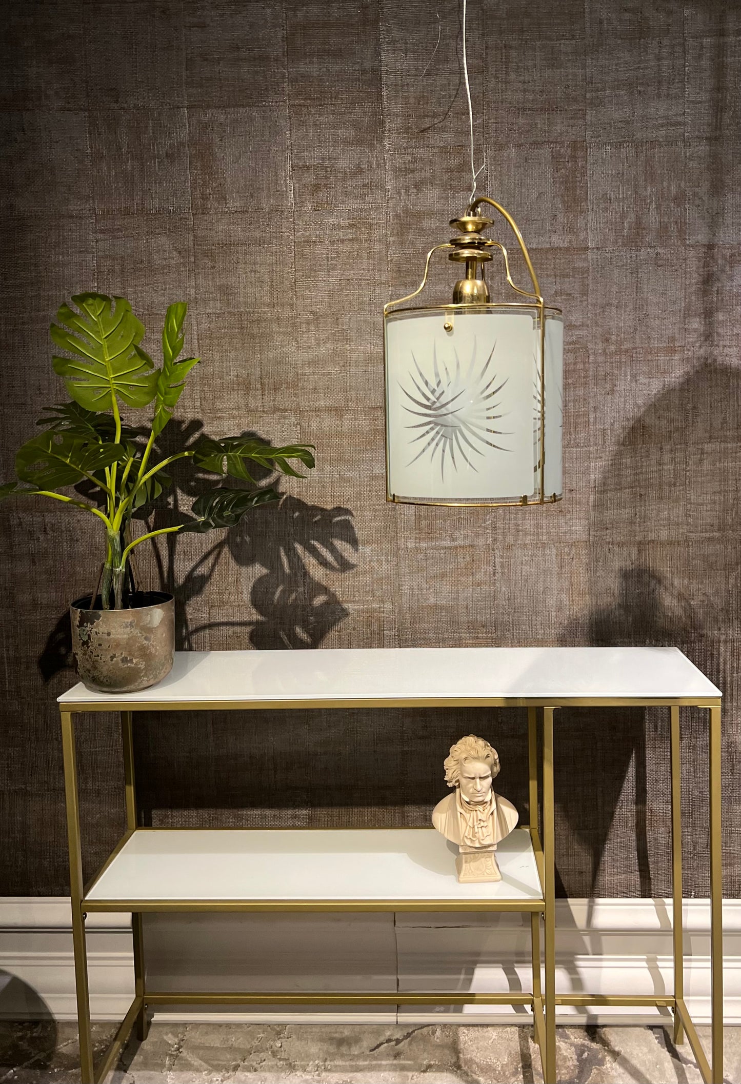 Taklampe - Art Nouveau - Kvalitetsbrukt Møbel fra Hjembruket AS på Hjembruket