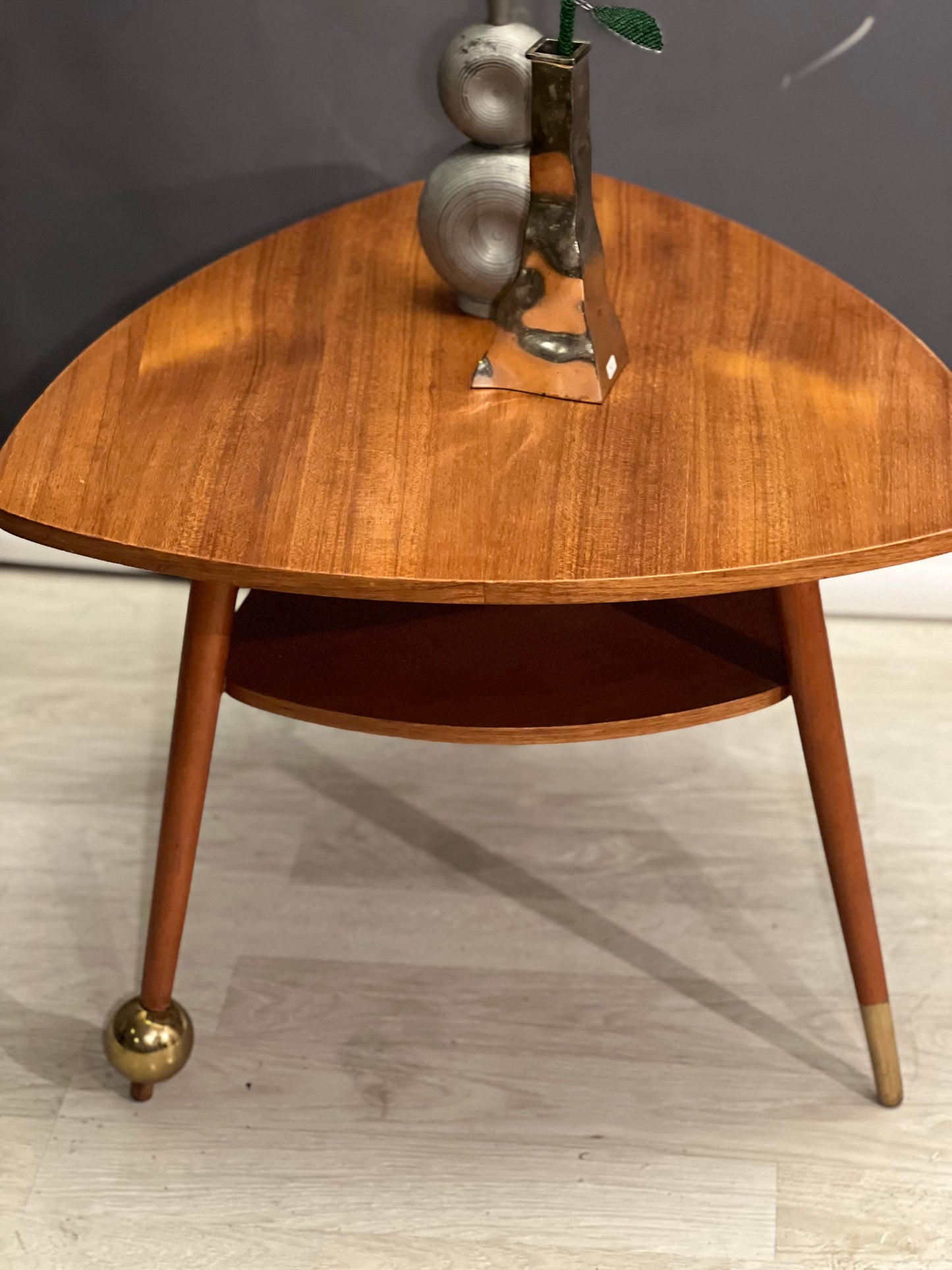Teak - Sidebord Trekant