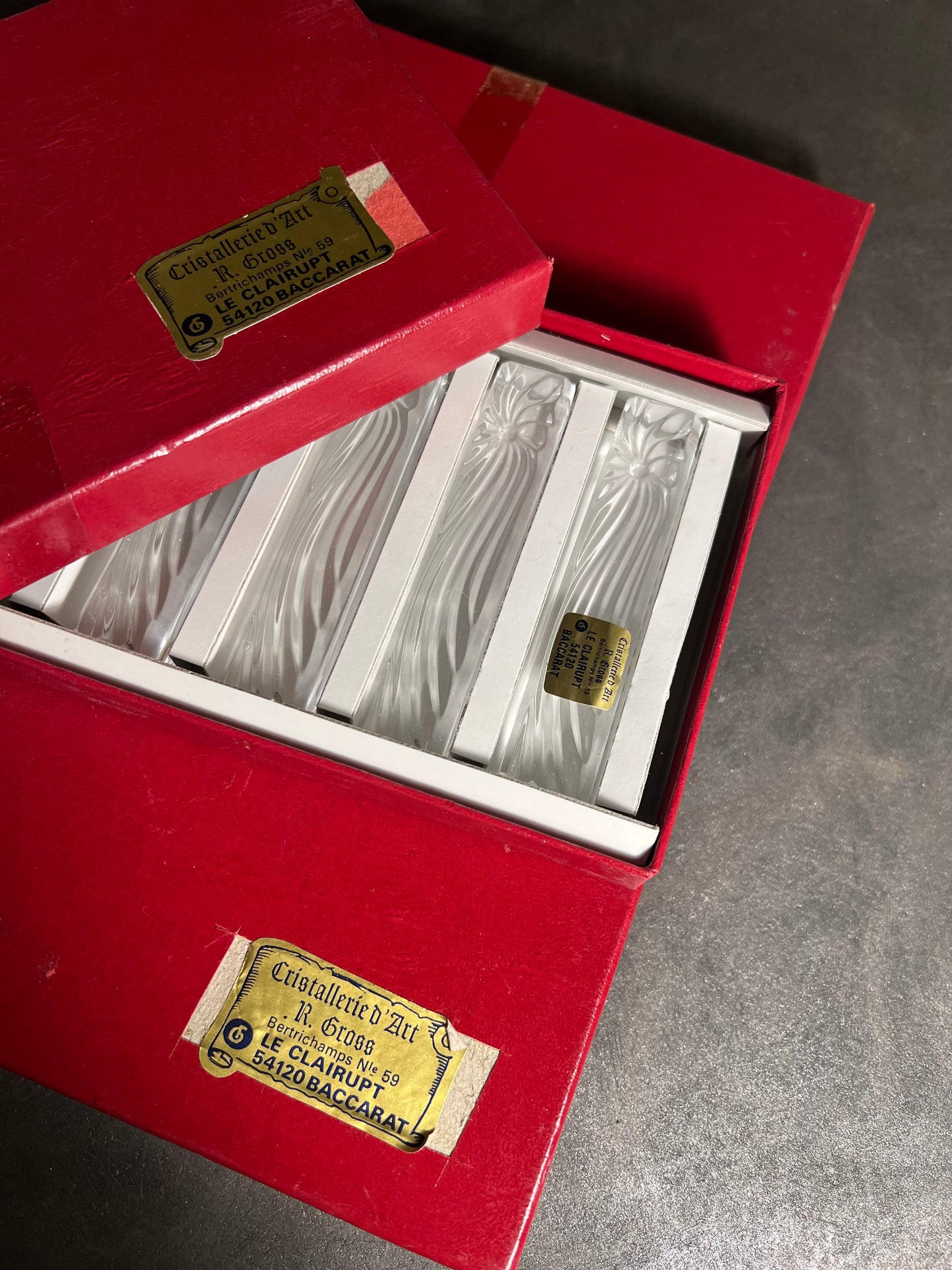 Baccarat Crystal - Knivholdere