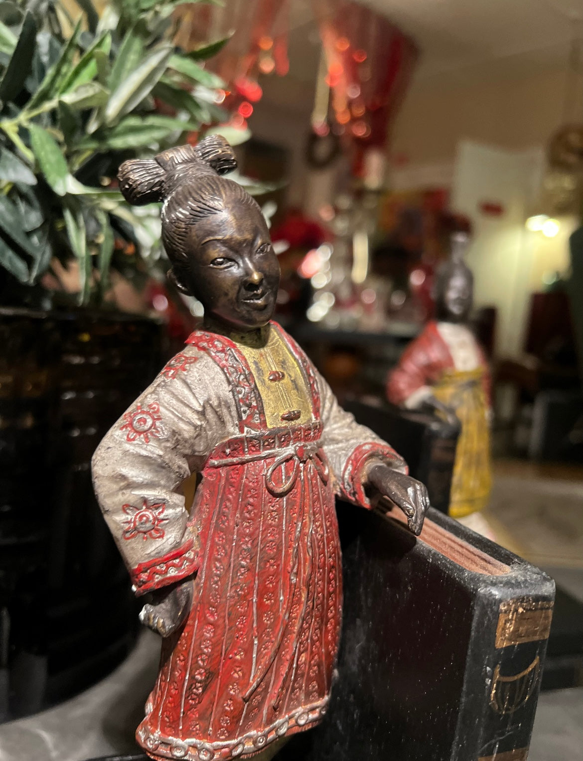 Bokstøtter - Vintage Asia Bronse