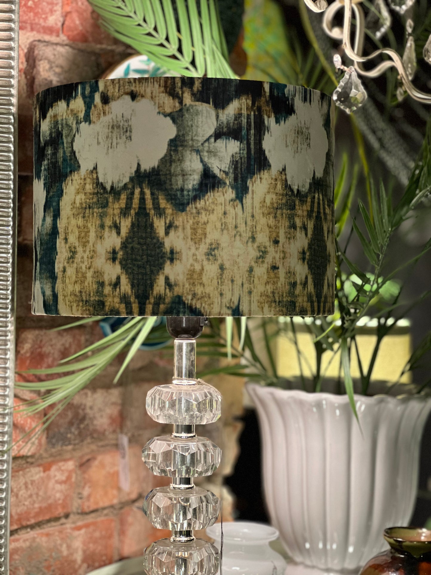 Bordlampe - Floral garden