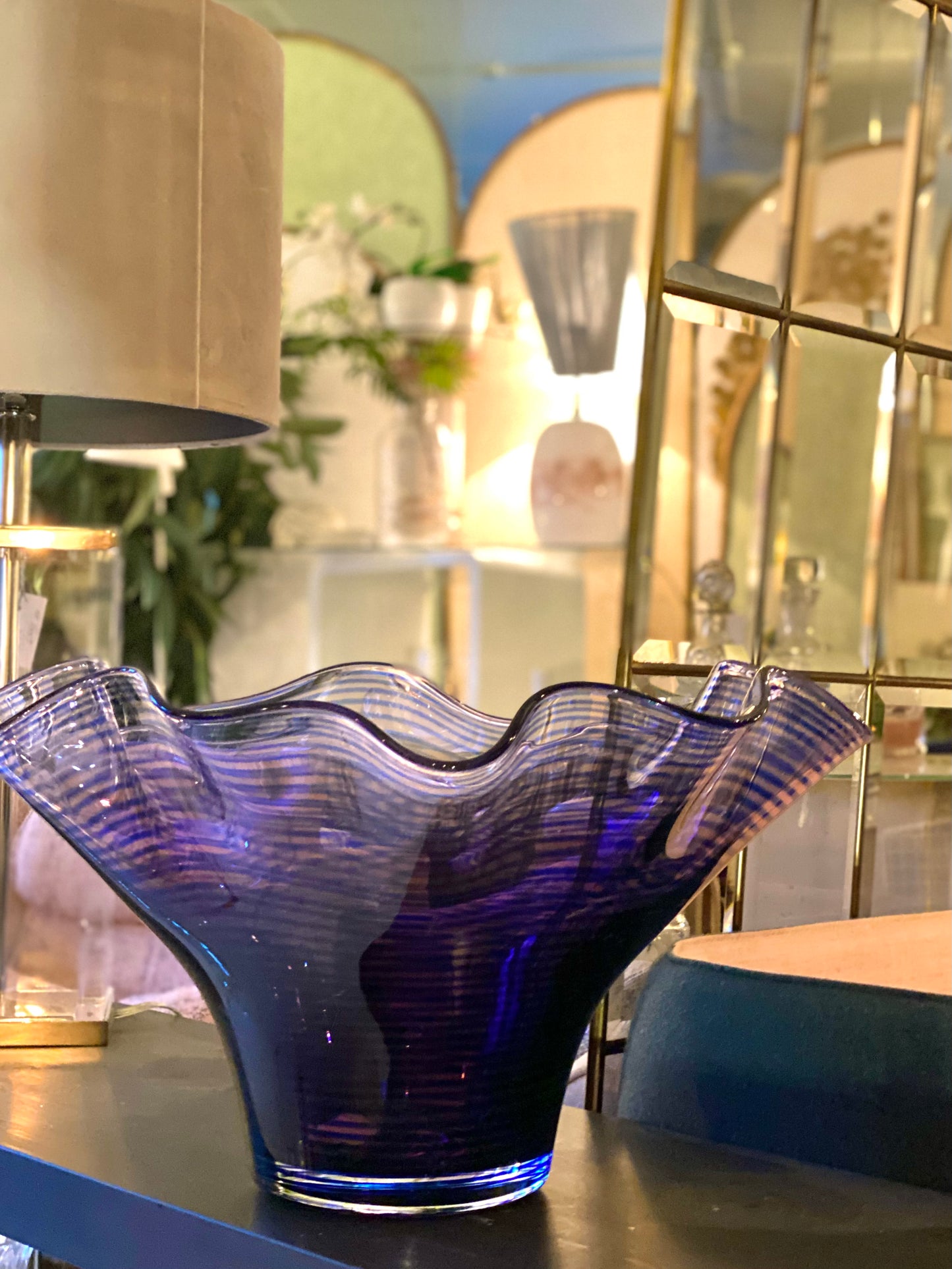 Kunstglass - Maud G. Bugge - Kvalitetsbrukt Møbel fra Hjembruket AS på Hjembruket