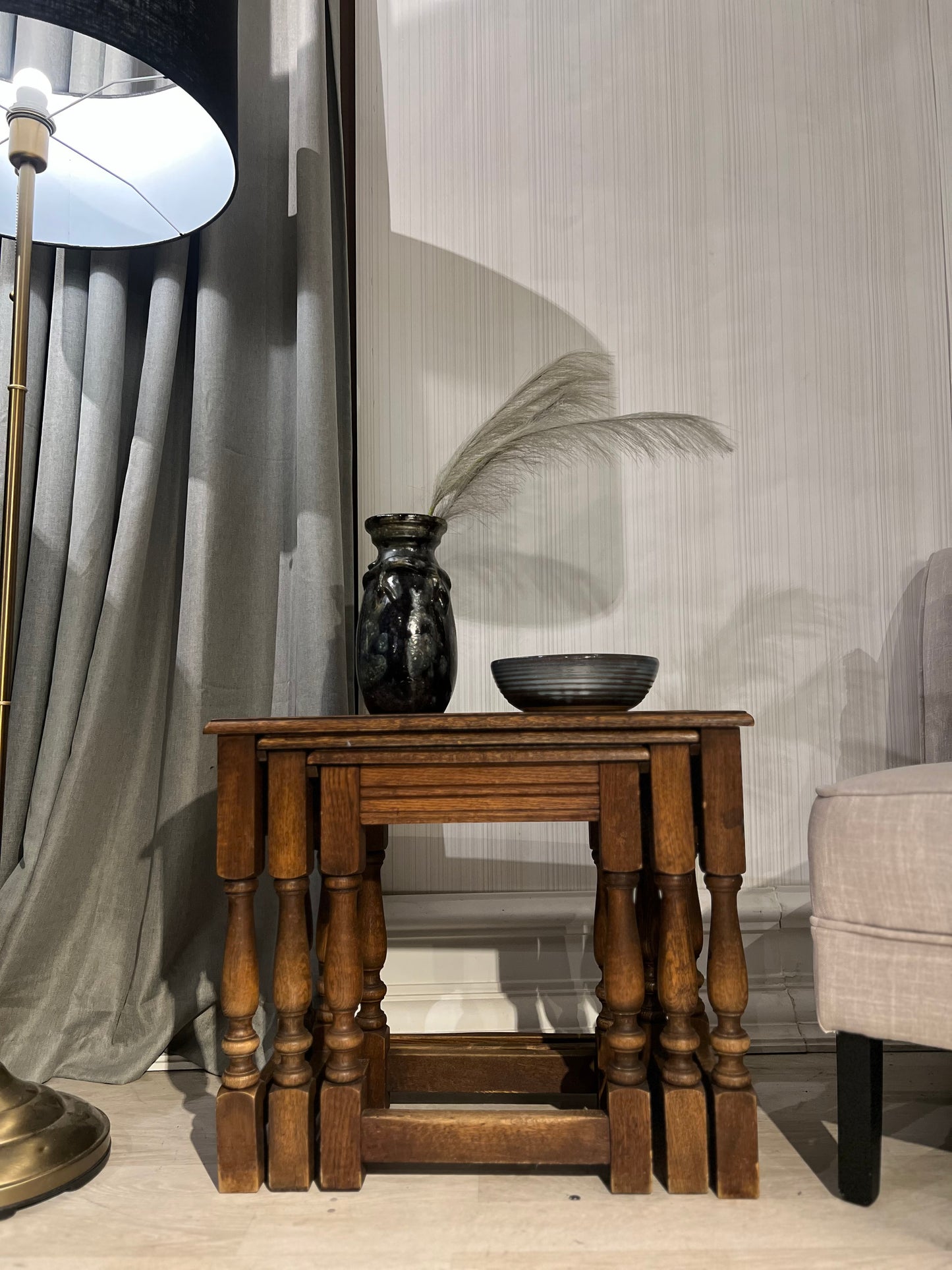 Settebord Eik 1900-tallet - Kvalitetsbrukt Møbel fra Hjembruket AS på Hjembruket