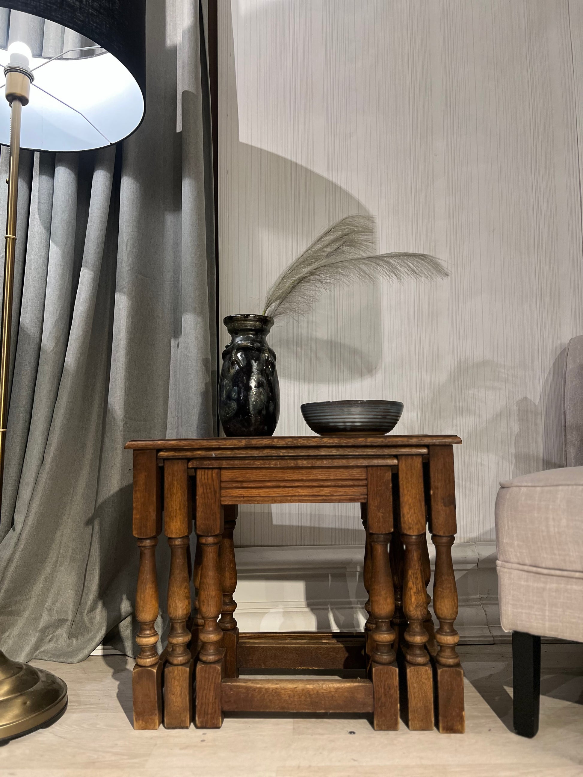 Settebord Eik 1900-tallet - Kvalitetsbrukt Møbel fra Hjembruket AS på Hjembruket