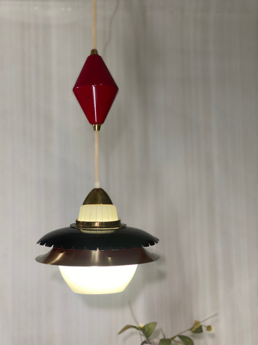 Retro Pendel -Bent Karlby - Kvalitetsbrukt Møbel fra Hjembruket AS på Hjembruket