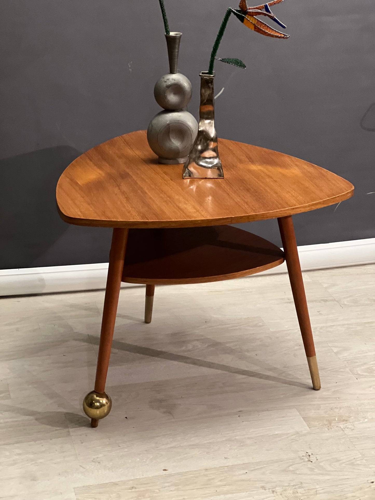 Teak - Sidebord Trekant