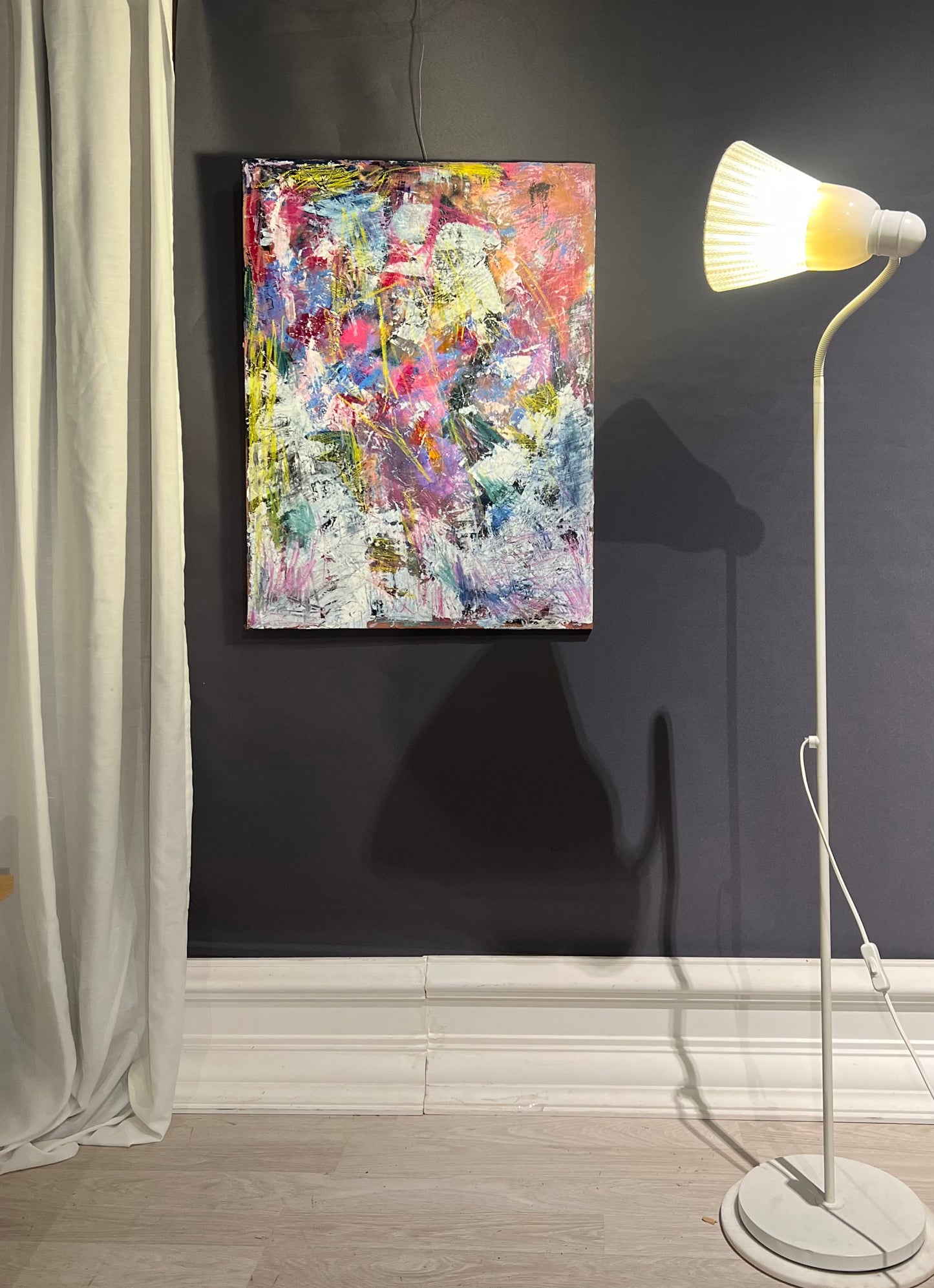 Jeppe stålampe - Kvalitetsbrukt Møbel fra Hjembruket AS på Hjembruket