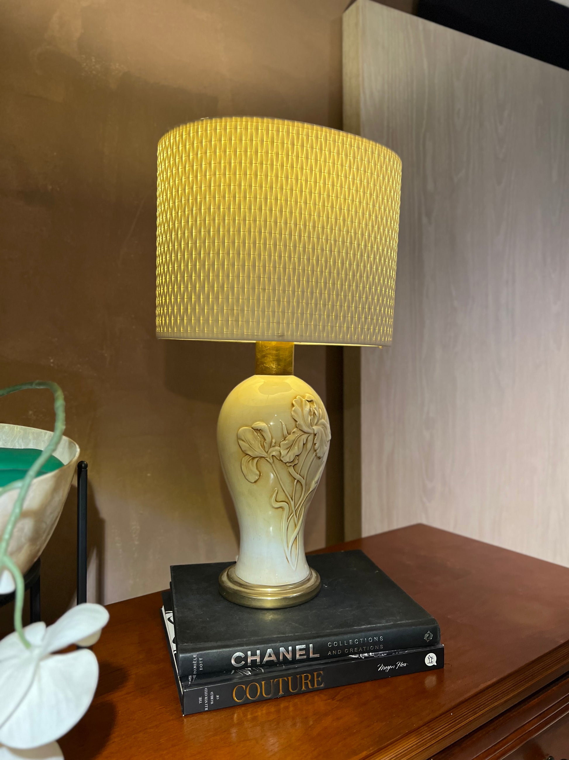 Bordlampe - Porselen - Kvalitetsbrukt Møbel fra Hjembruket AS på Hjembruket
