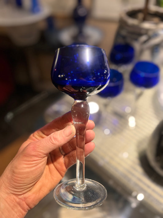 Magnor Vintage - Likørglass krystall. - Kvalitetsbrukt Møbel fra Hjembruket AS på Hjembruket