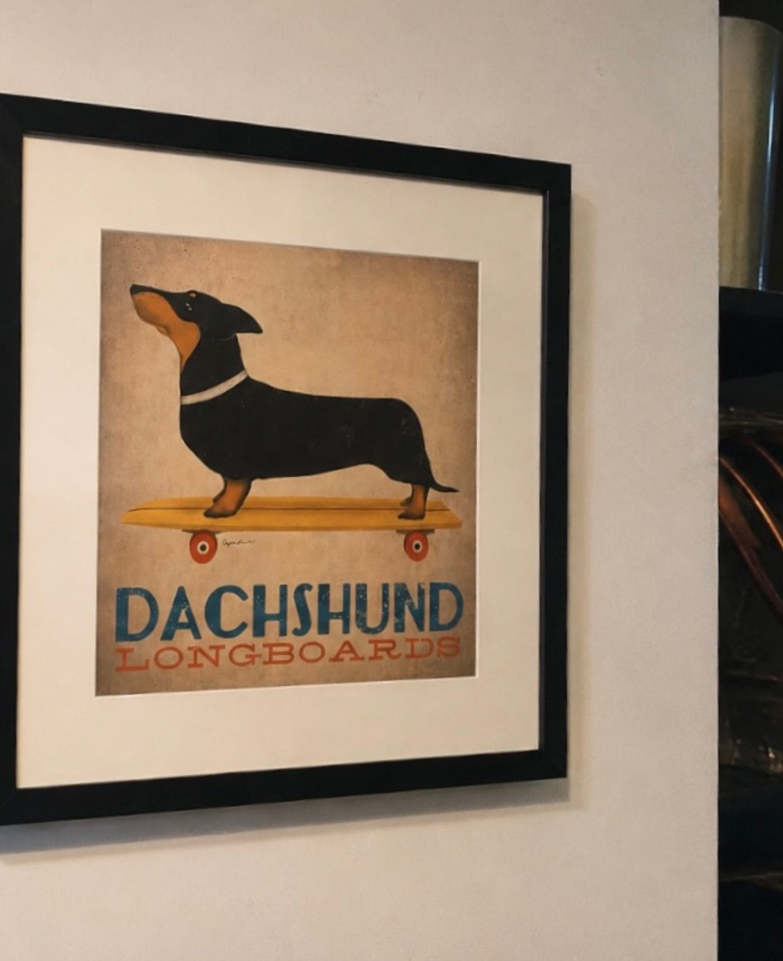 Dachshund med ramme