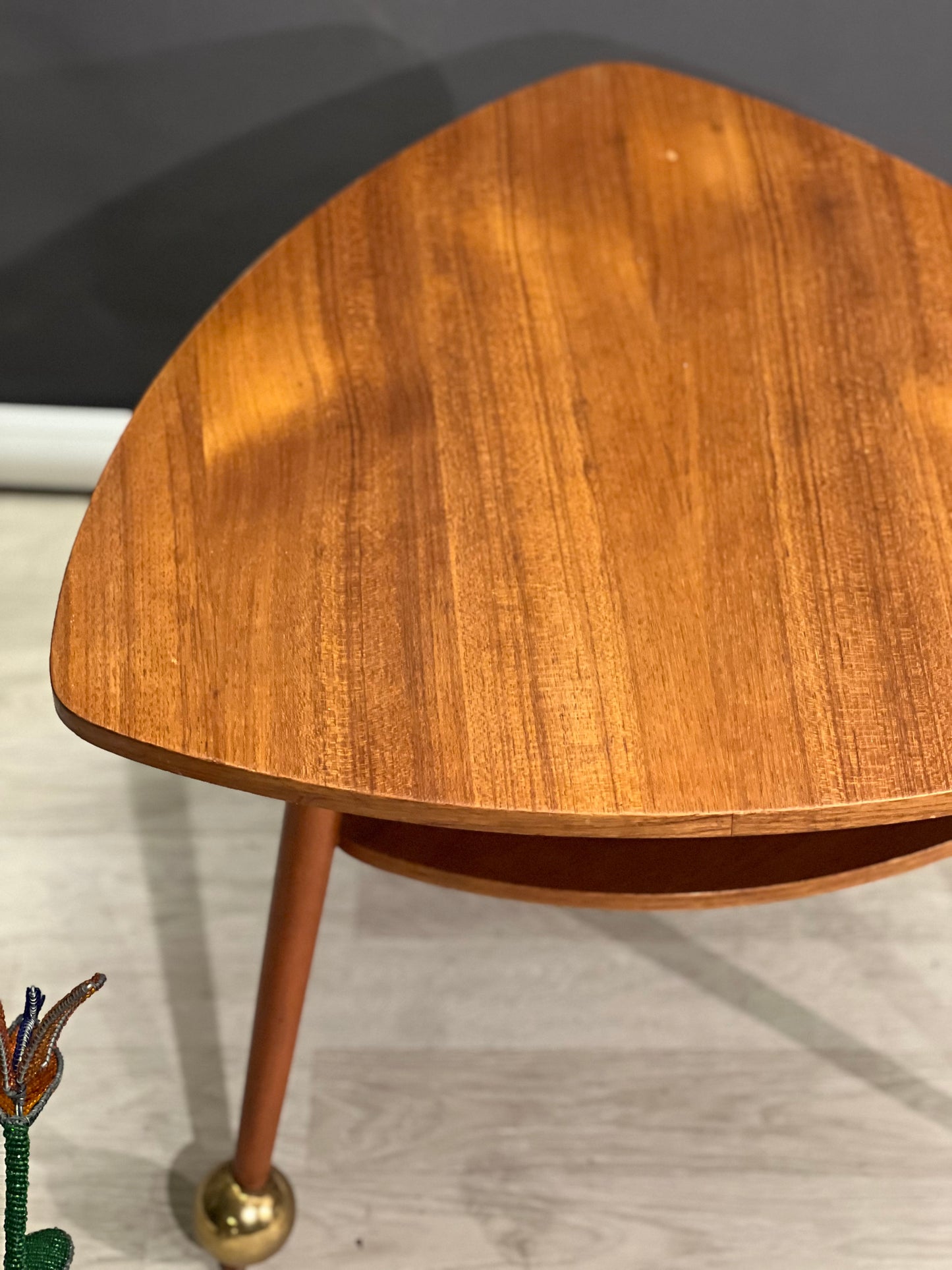 Teak - Sidebord Trekant