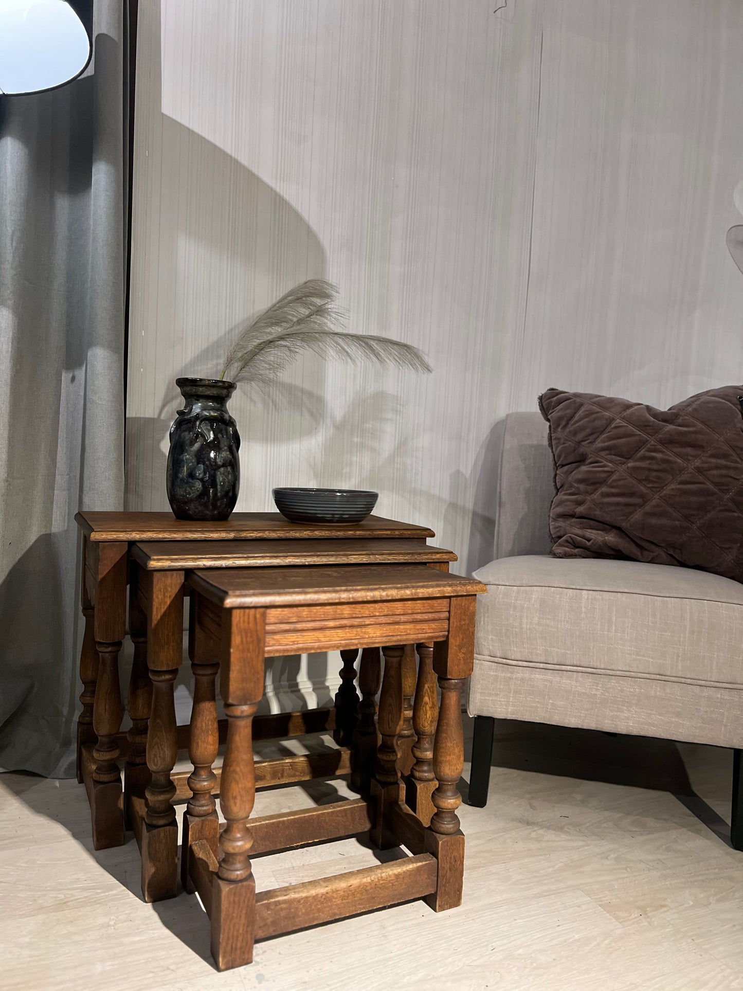 Settebord Eik 1900-tallet - Kvalitetsbrukt Møbel fra Hjembruket AS på Hjembruket