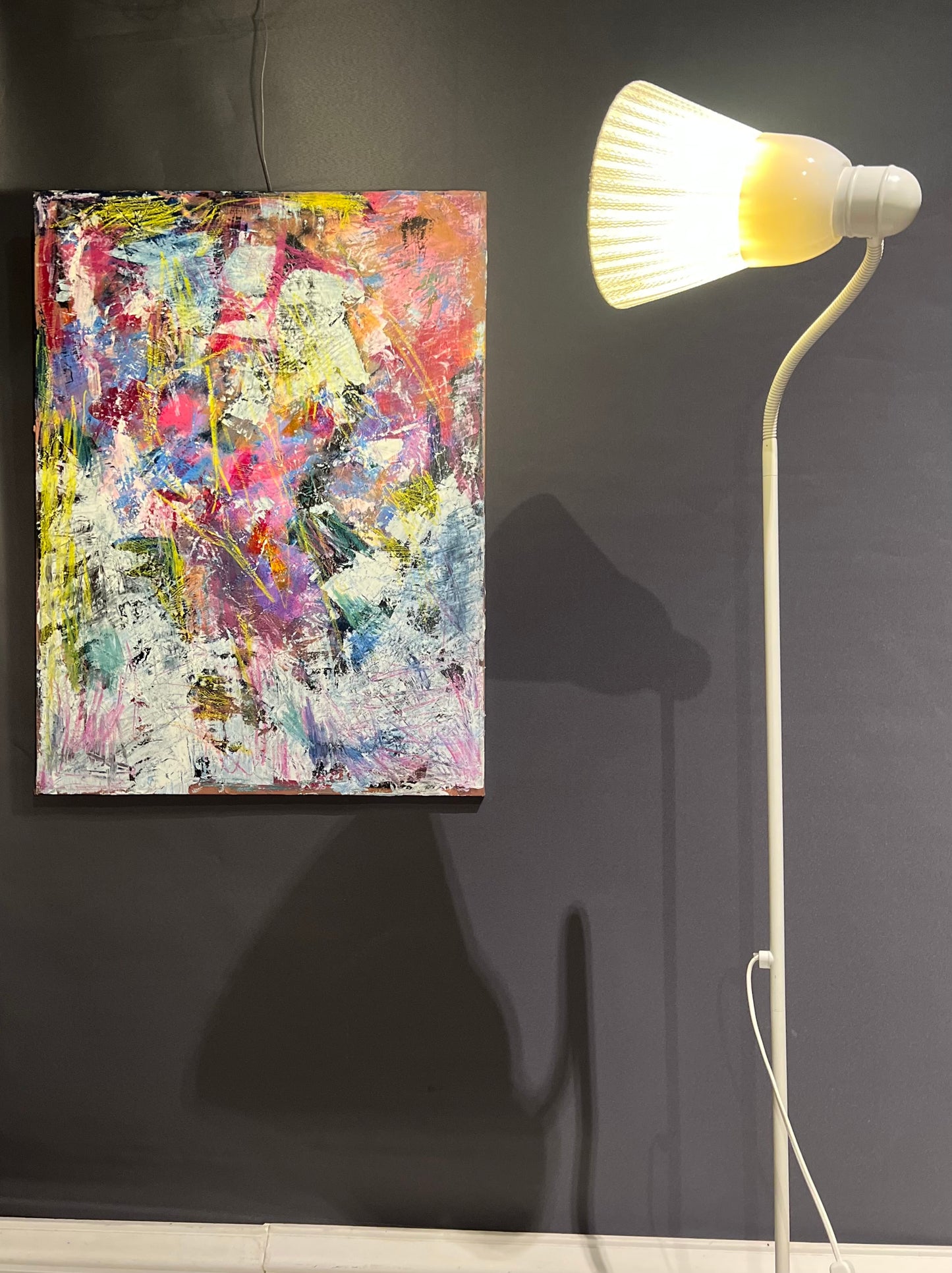 Jeppe stålampe - Kvalitetsbrukt Møbel fra Hjembruket AS på Hjembruket