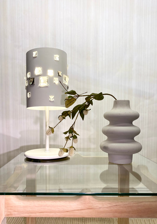 Bordlampe- Krystall Iglo - Kvalitetsbrukt Møbel fra Hjembruket AS på Hjembruket