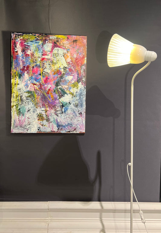 Jeppe stålampe - Kvalitetsbrukt Møbel fra Hjembruket AS på Hjembruket