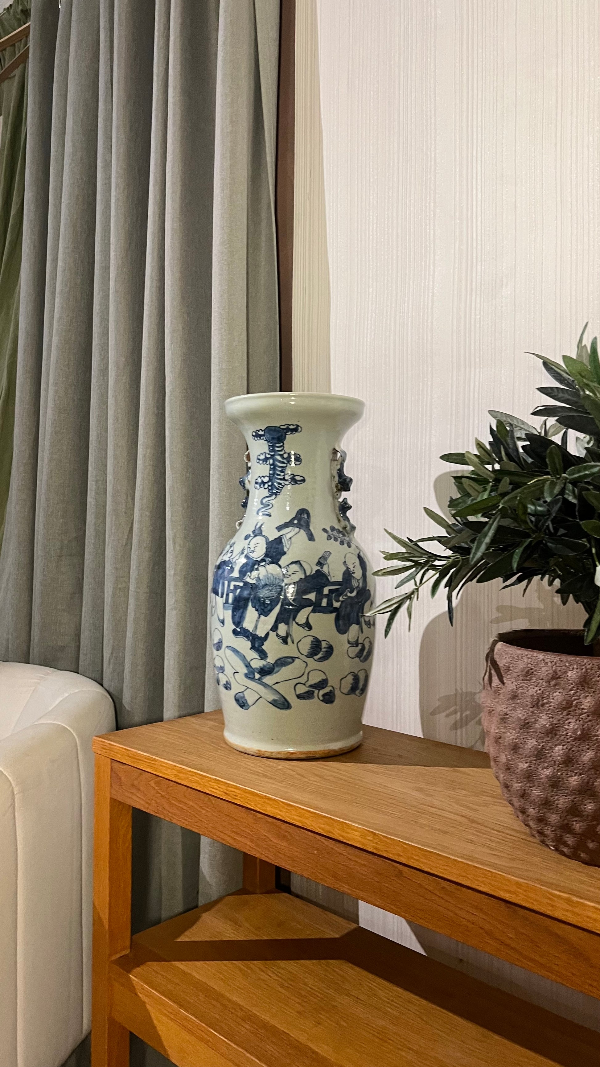 Vase Keramikk - Kina - Kvalitetsbrukt Møbel fra Hjembruket AS på Hjembruket