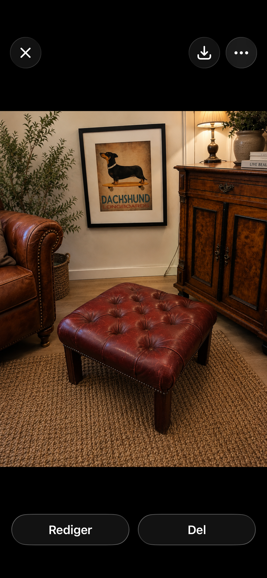 Chesterfield puff
