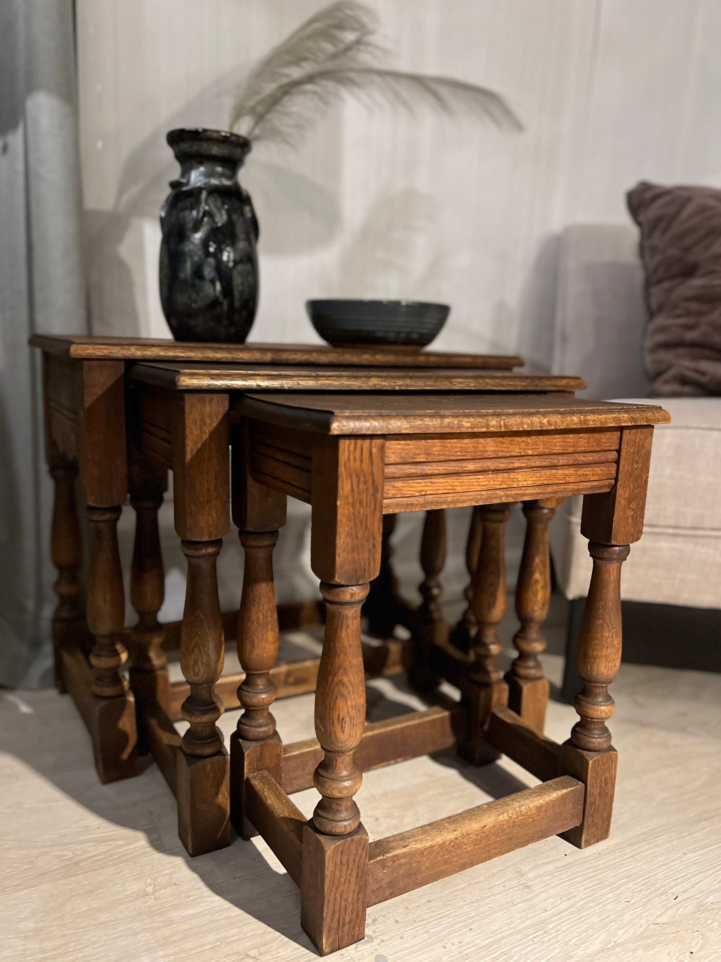 Settebord Eik 1900-tallet - Kvalitetsbrukt Møbel fra Hjembruket AS på Hjembruket