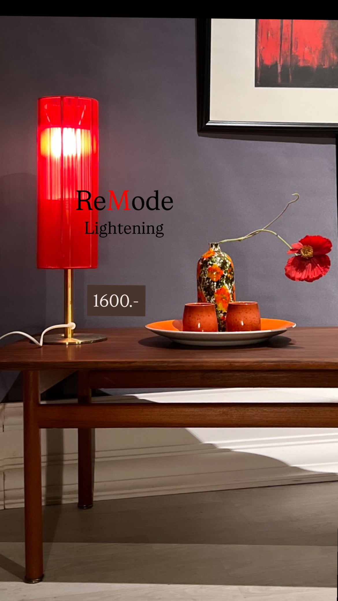 Bordlampe - ReMode - Kvalitetsbrukt Møbel fra Hjembruket AS på Hjembruket