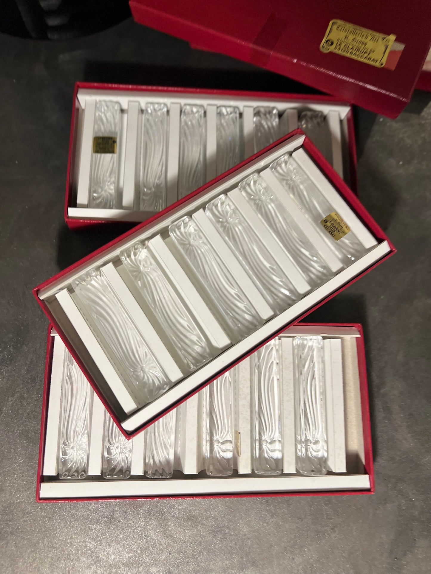 Baccarat Crystal - Knivholdere