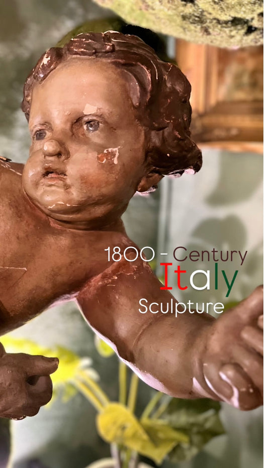 Skulptur Italia 1800-tallet - Kvalitetsbrukt Møbel fra Hjembruket AS på Hjembruket