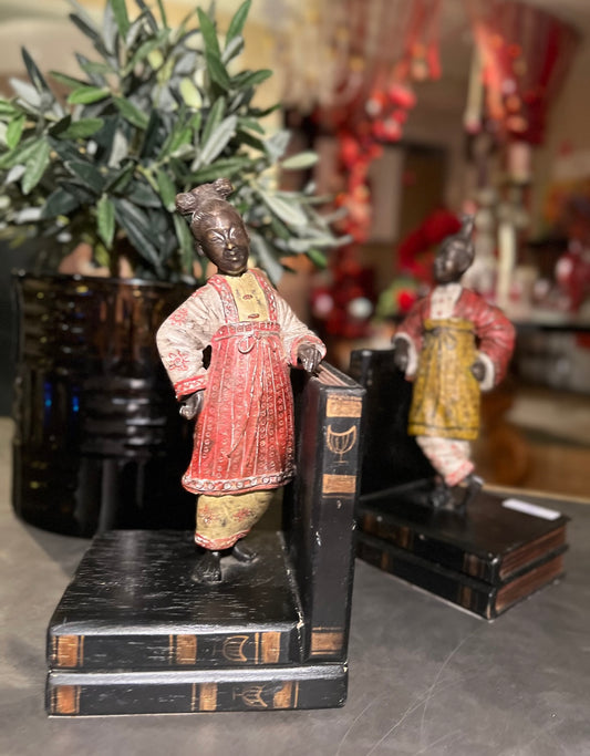 Bokstøtter - Vintage Asia Bronse