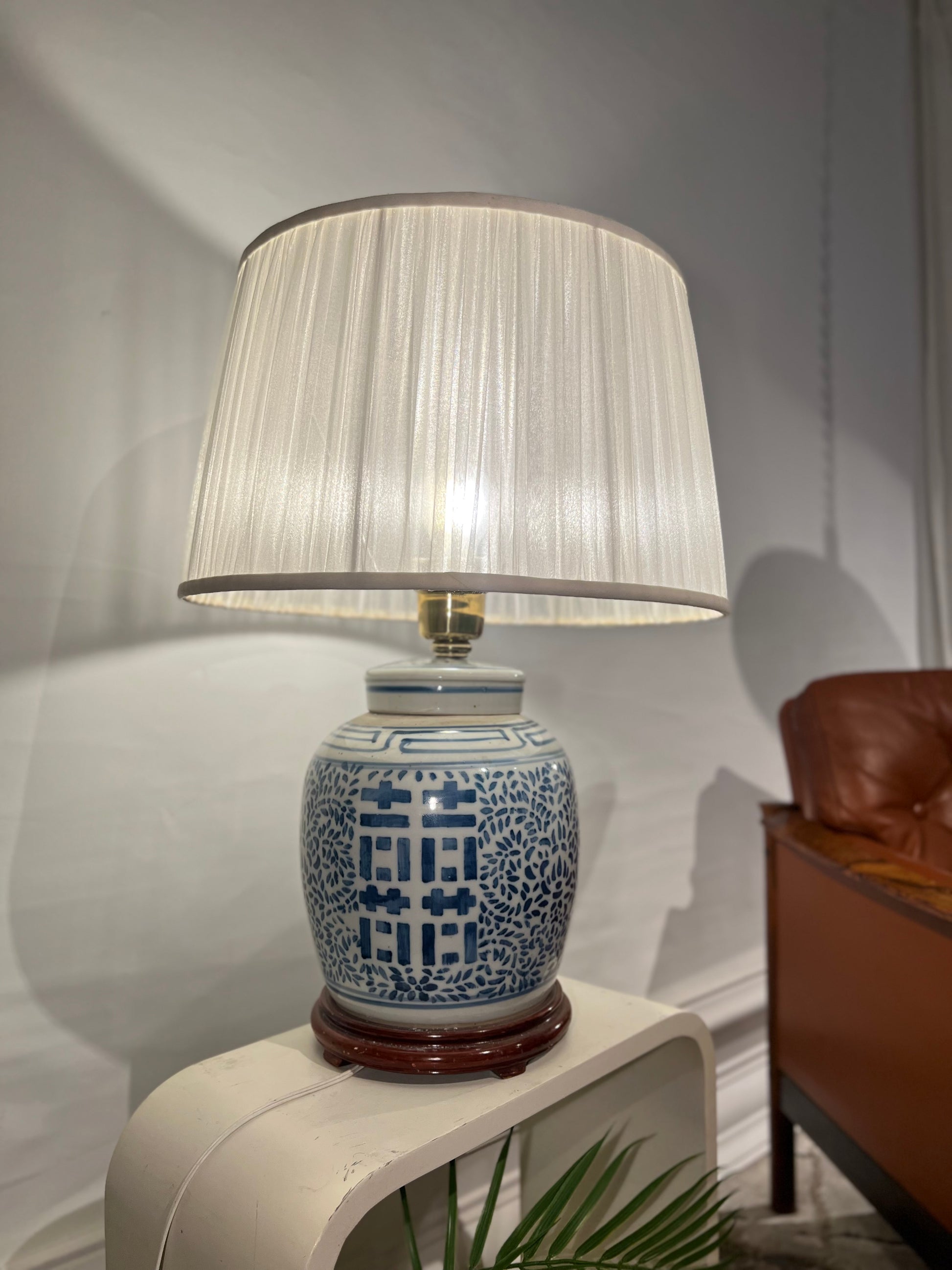 Bordlampe - Keramikk - Asian style - Kvalitetsbrukt Møbel fra Hjembruket AS på Hjembruket