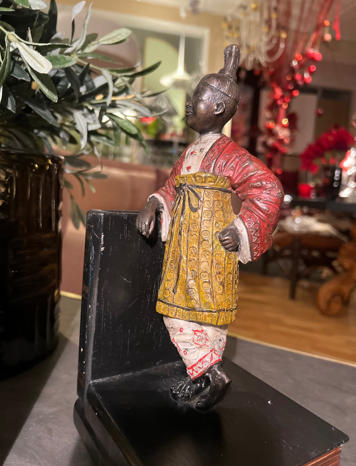 Bokstøtter - Vintage Asia Bronse