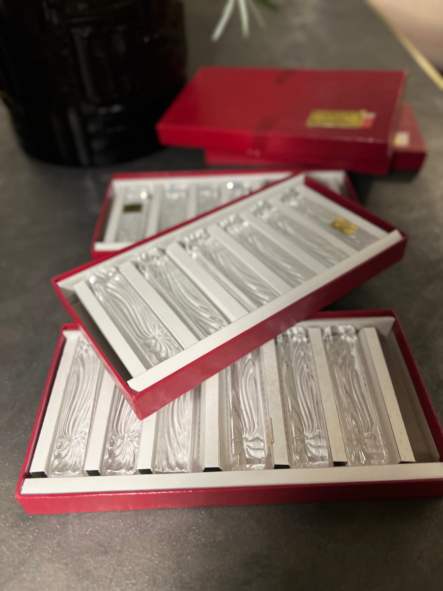 Baccarat Crystal - Knivholdere