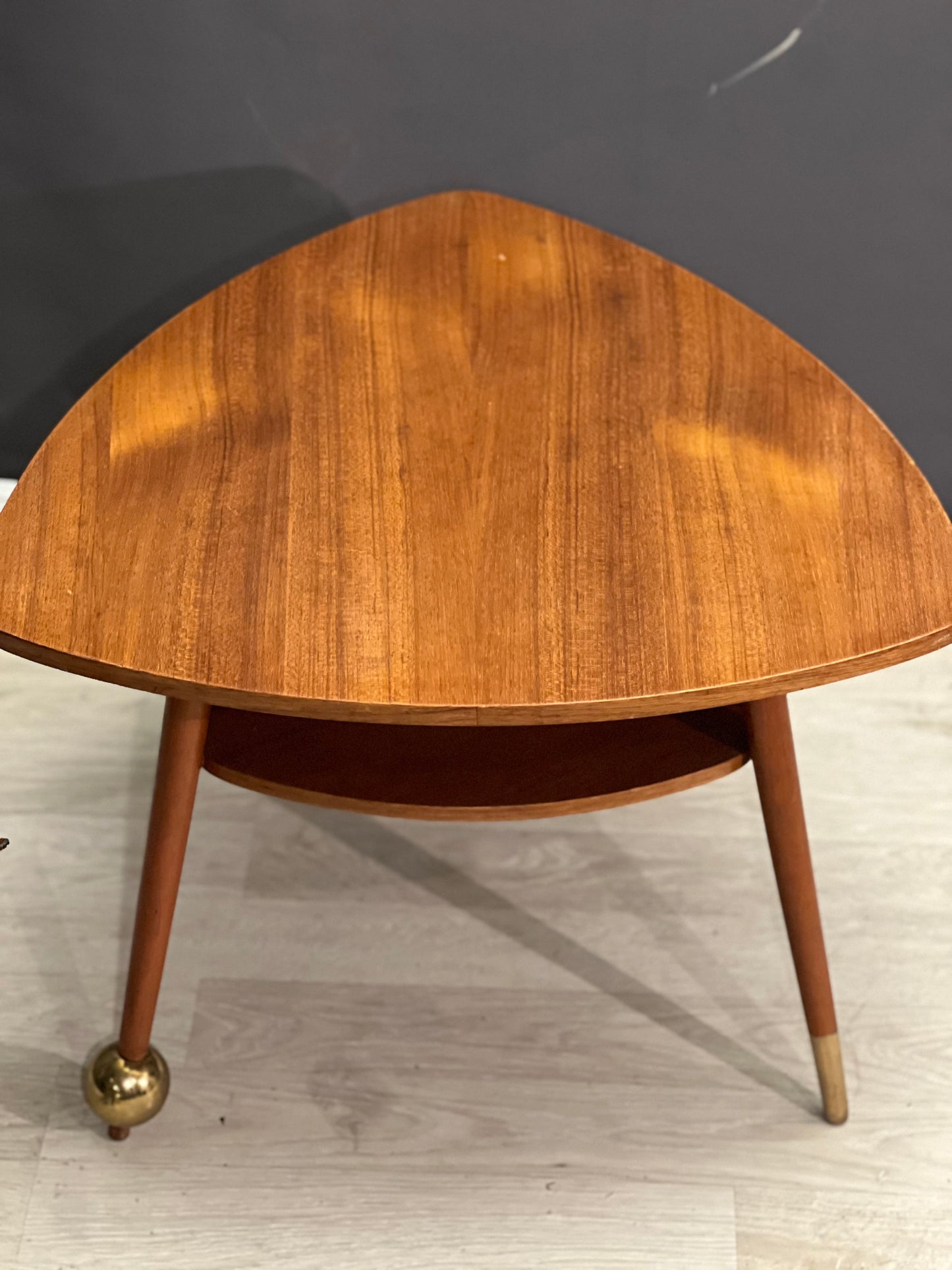 Teak - Sidebord Trekant