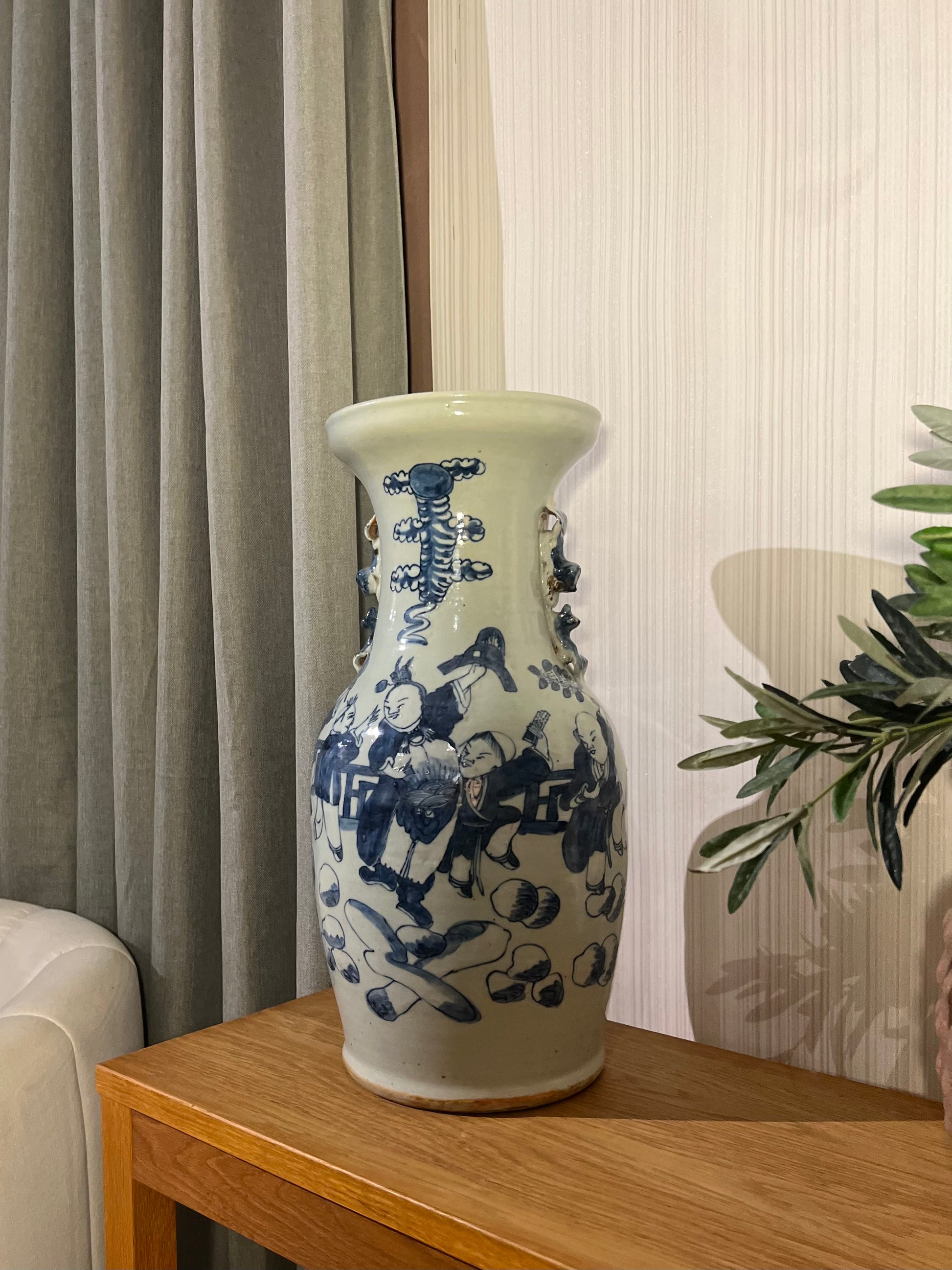 Vase Keramikk - Kina - Kvalitetsbrukt Møbel fra Hjembruket AS på Hjembruket