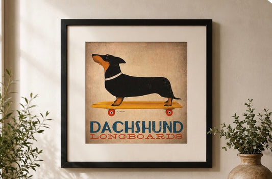 Dachshund med ramme