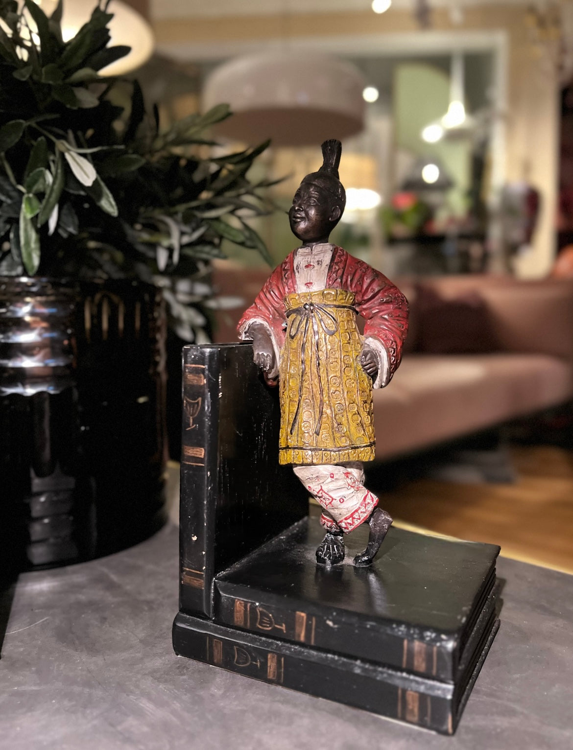 Bokstøtter - Vintage Asia Bronse