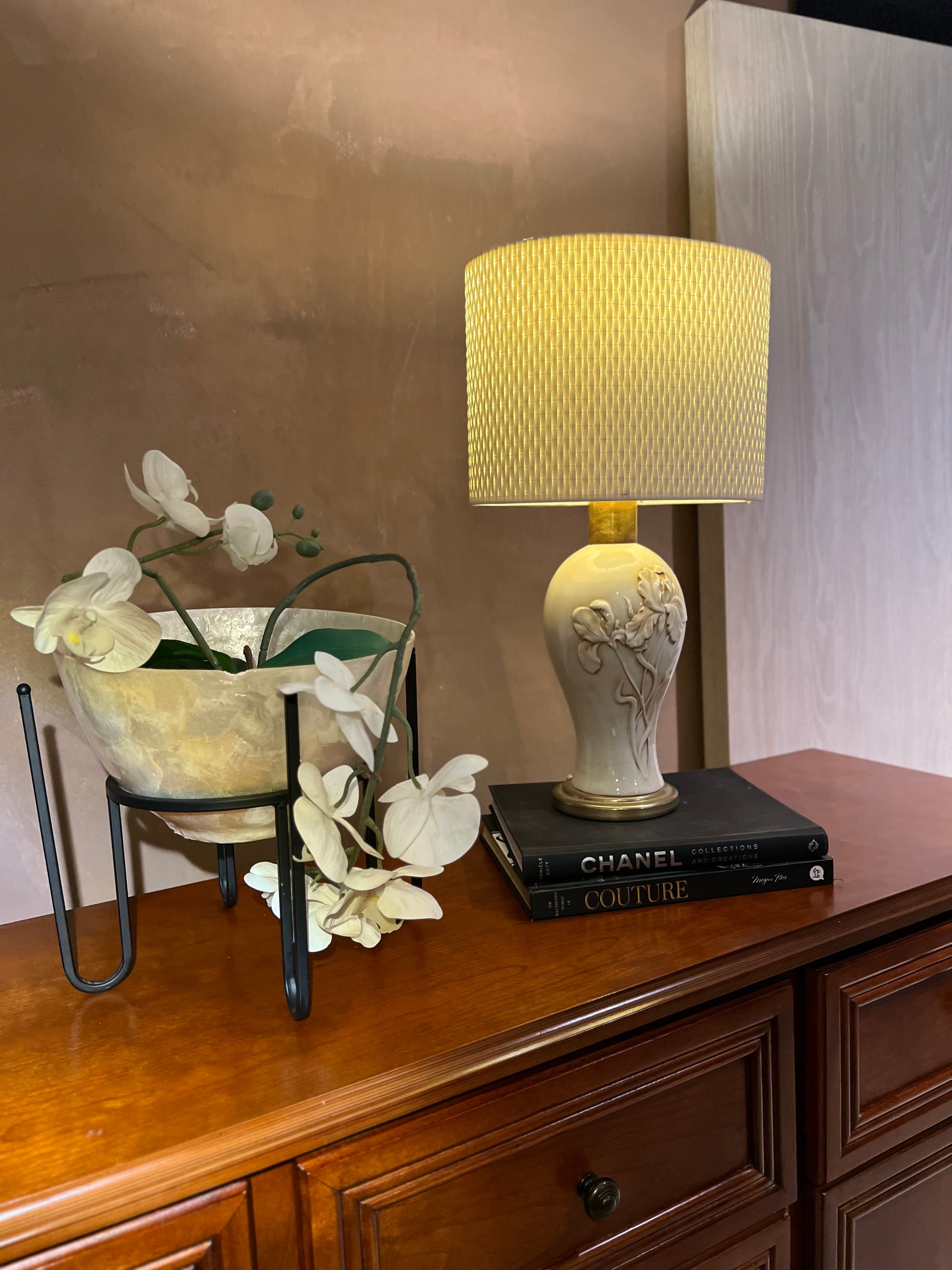Bordlampe - Porselen - Kvalitetsbrukt Møbel fra Hjembruket AS på Hjembruket