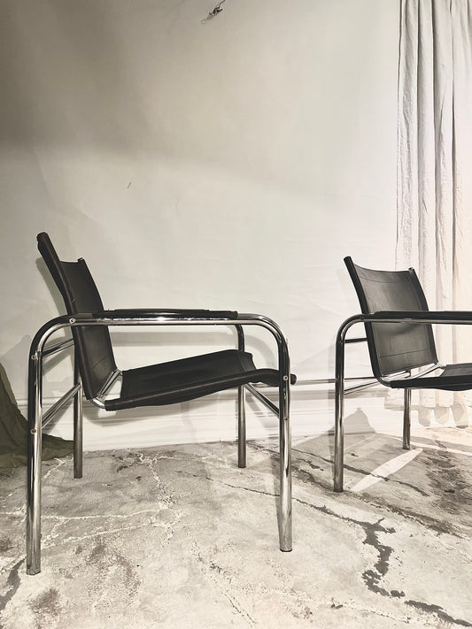 Vintage skinnstoler - IKEA - Kvalitetsbrukt Møbel fra Hjembruket AS på Hjembruket