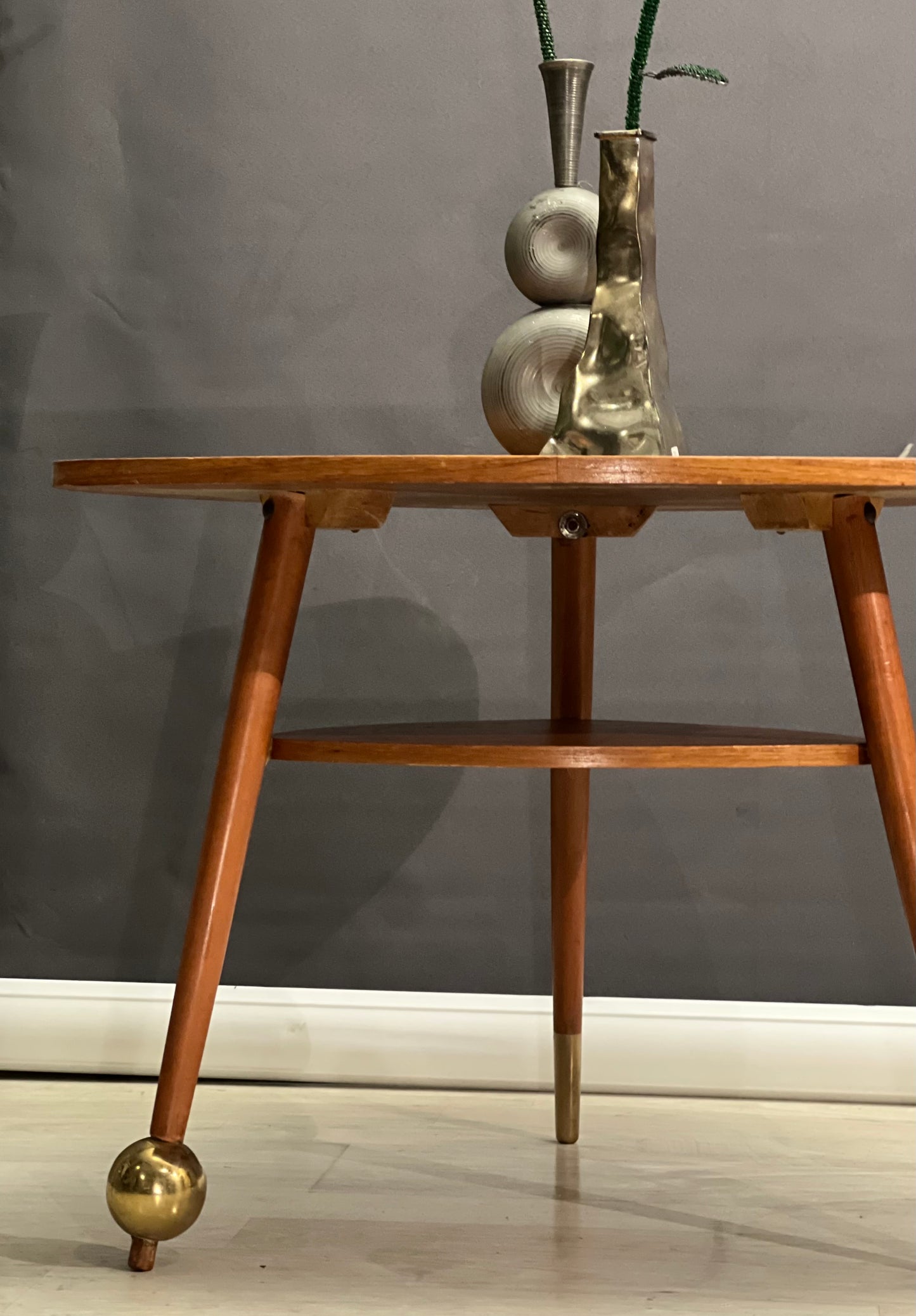 Teak - Sidebord Trekant