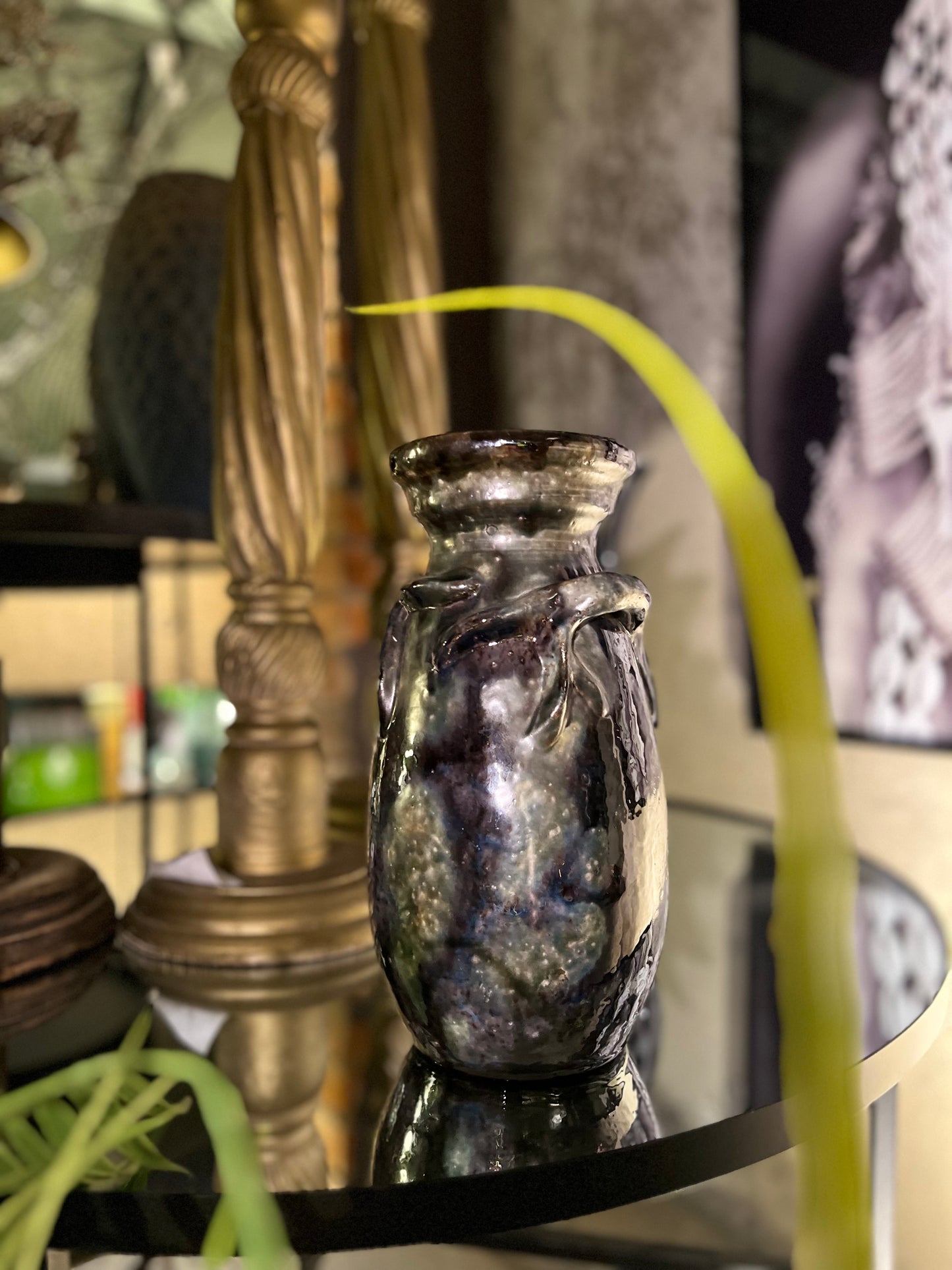 Keramikkvase - Vintage - Kvalitetsbrukt Møbel fra Hjembruket AS på Hjembruket