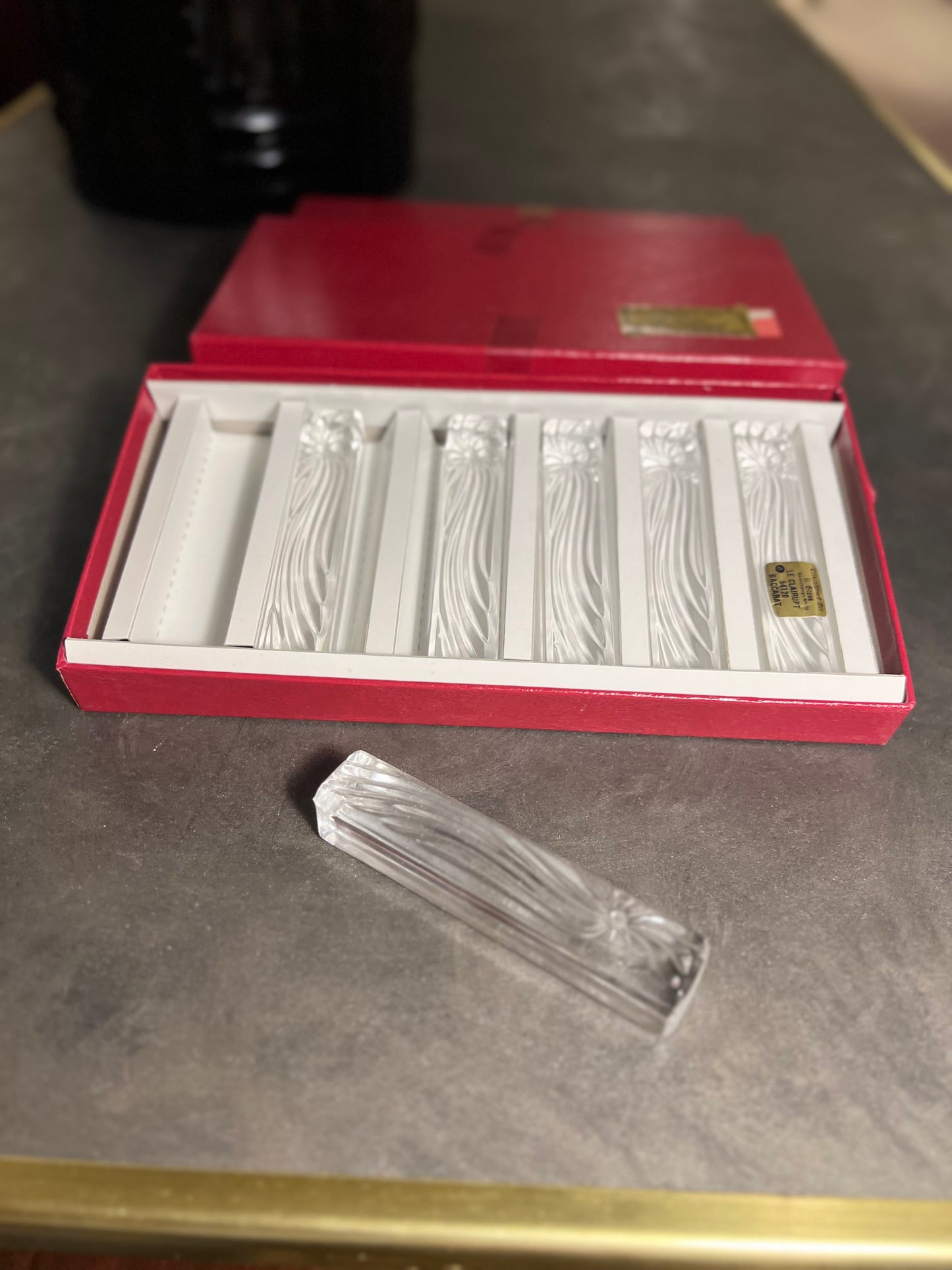 Baccarat Crystal - Knivholdere