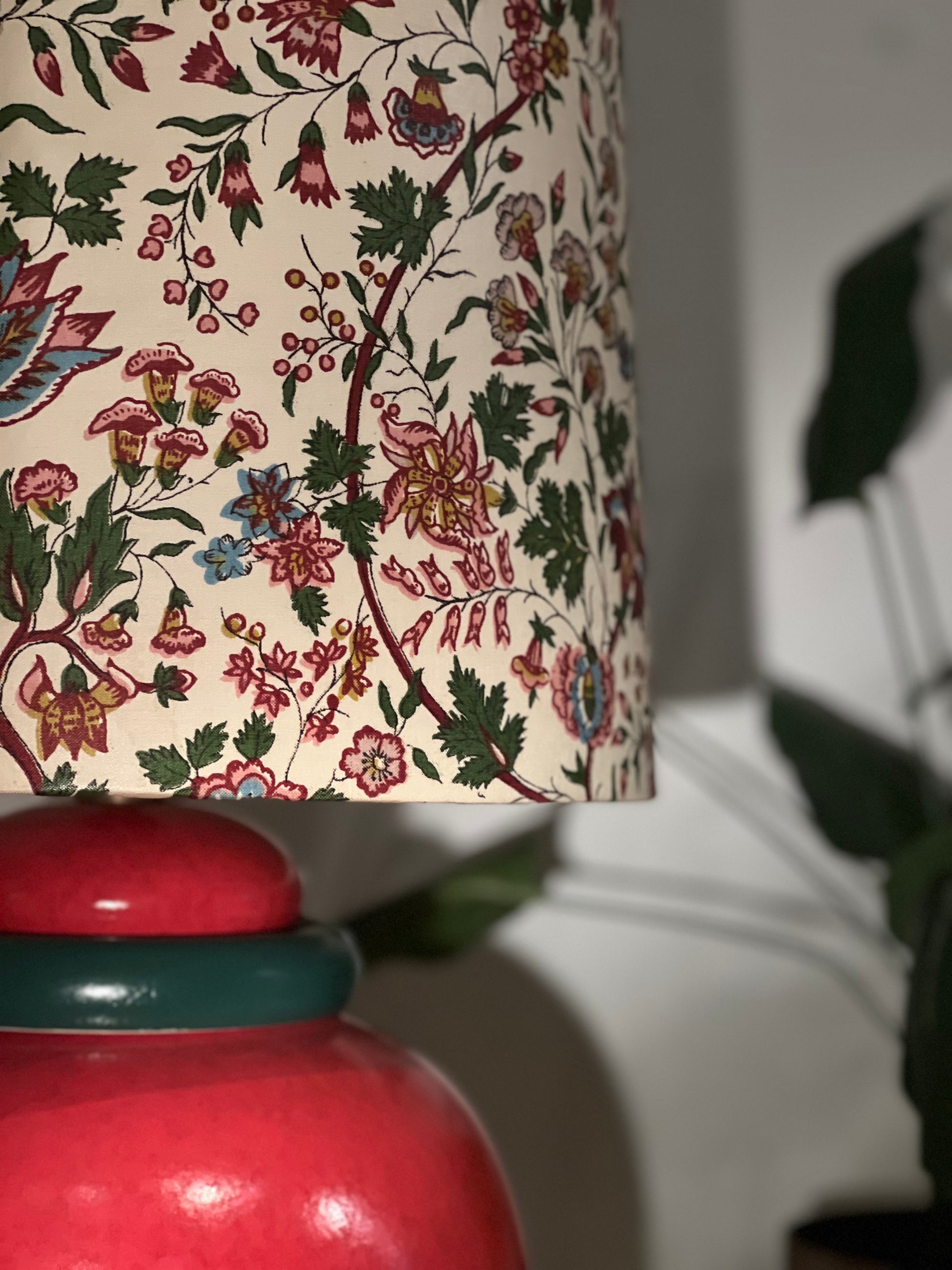 Fransk vintage - Kostka bordlampe - Kvalitetsbrukt Møbel fra Hjembruket AS på Hjembruket